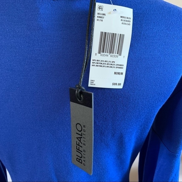 Buffalo David Bitton Women's Bellgirl Bodycon Dress with Flared Bell Sleeves - Picture 10 of 11